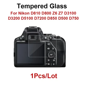 1ШТ HD Прозрачная Стеклянная Пленка Для Камеры Nikon D810 D800 Z6 Z7 D3100 D3200 D5100 D7200 D850 D500 D750 Протектор Экрана Из Закаленного Стекла