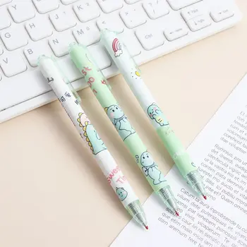 Ручка для письма с динозавром для школьников 0,5 мм Гелевые ручки для прессования Гелевая ручка для подписи