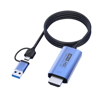 Конвертер HD 1080P 60HZ USB3.0 в HDMI-совместимый кабель преобразования Type-C в HDMI-совместимый кабель-адаптер